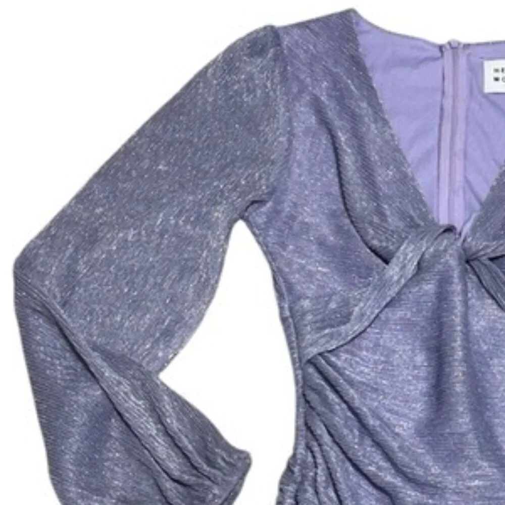Hello Molly Magical Spell Mini Dress Lilac Size 4‎ | Ruffle Party Cocktail Dress